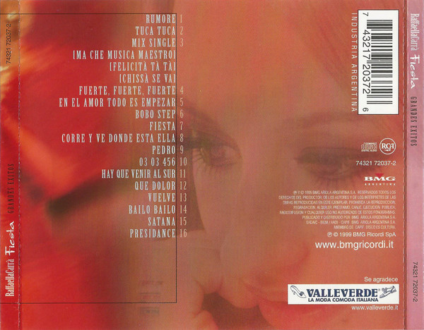 RAFFAELLA CARRA - FIESTA / GRANDES EXITOS - Imagen 3