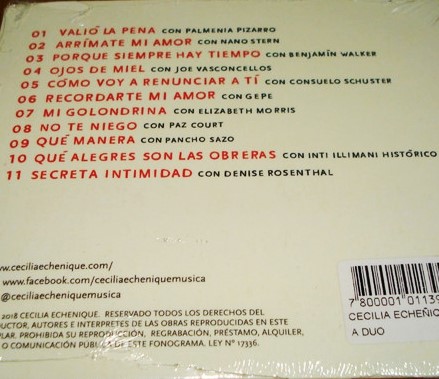 CECILIA ECHEÑIQUE - A DUO - Imagen 2