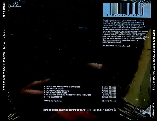 PET SHOP BOYS – INTROSPECTIVE - Imagen 2