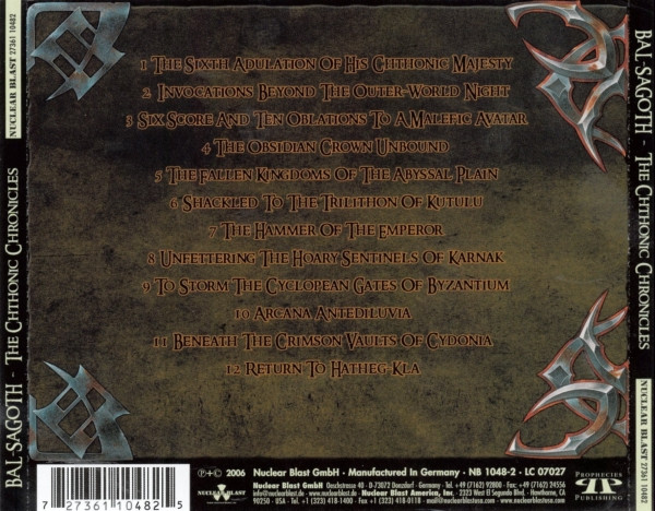 BAL SAGOTH - THE CHTHONIC CHRONICLES - Imagen 2