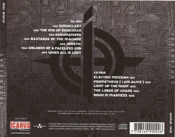 SYMPHONY X - ICONOCLAST - Imagen 2