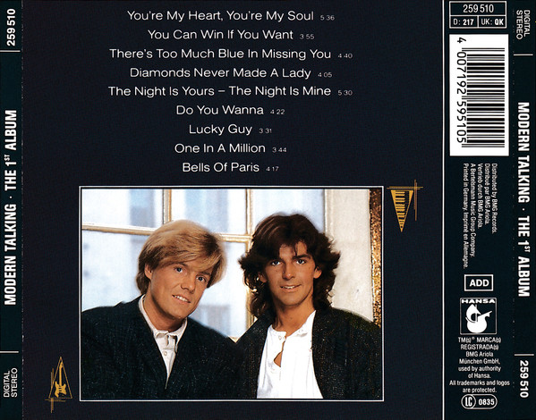 MODERN TALKING - THE 1ST ALBUM - Imagen 2