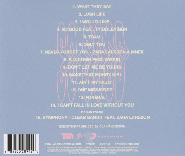 ZARA LARSSON - SO GOOD - Imagen 3