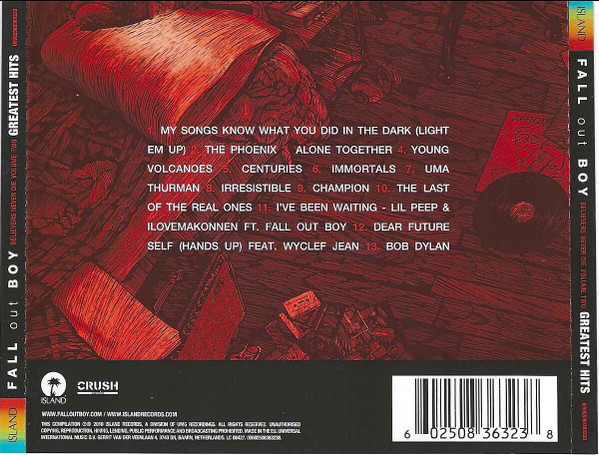 FALL OUT BOY - BELIEVERS NEVER DIE - VOLUME TWO - Imagen 3