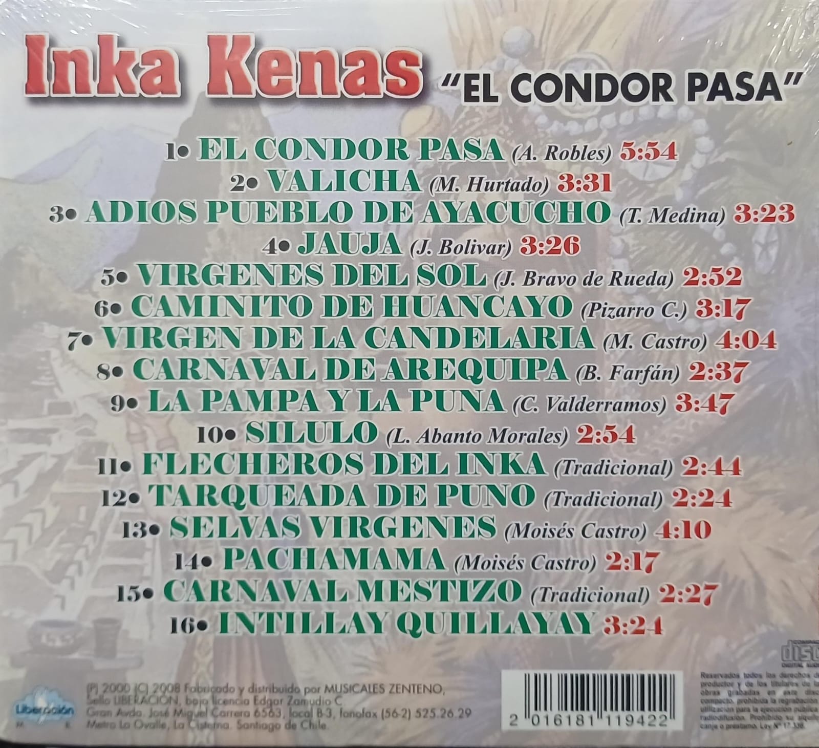 INKAKENAS - EL CONDOR PASA - Imagen 2