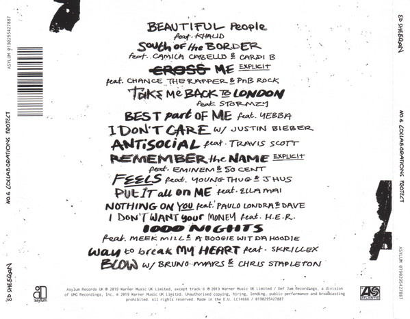 ED SHEERAN - N° 6 COLLABORATIONS PROJECT - Imagen 2