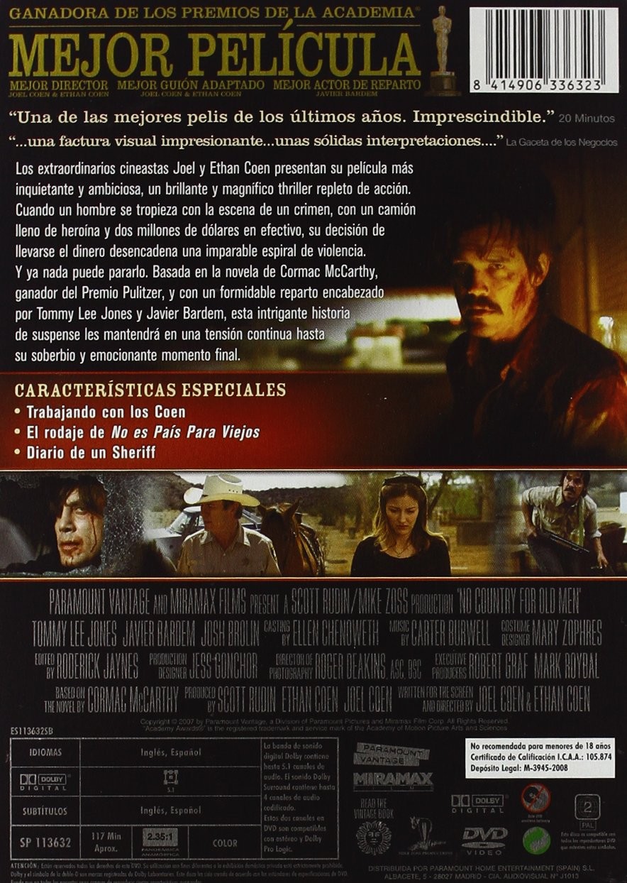 NO ES PAIS PARA VIEJOS - Imagen 2