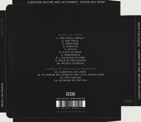 DEAD CAN DANCE - DEAD CAN DANCE - GARDEN ARCANE - Imagen 2