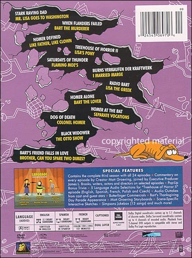 THE SIMPSONS - SEASON 3 - Imagen 2