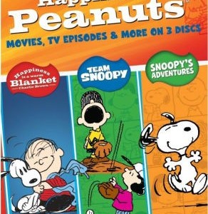 3 PACK OF FUN - HAPPINESS IS PEANUTS - HAPPINESS IS A WARM BLANKET CHARLIE BROWN / TEAM SNOOPY / SNOOPYS ADVENTURES