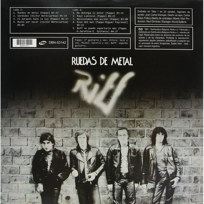 RIFF - RUEDAS DE METAL - Imagen 2