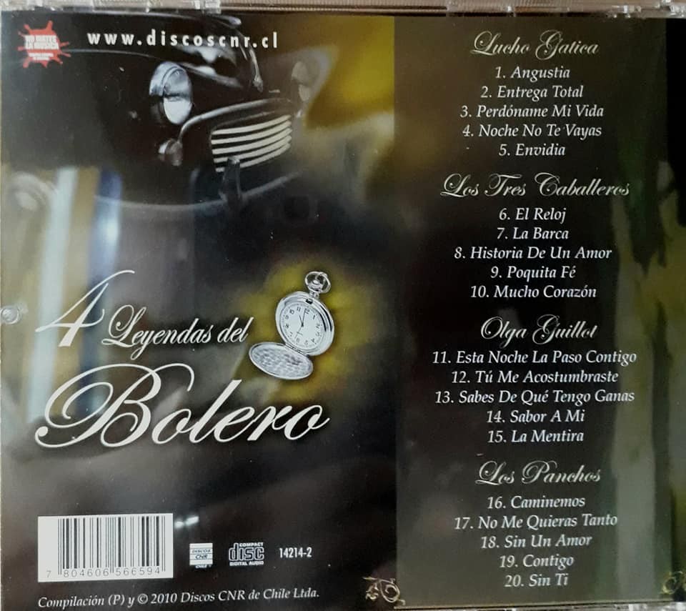 4 LEYENDAS DEL BOLERO - Imagen 2