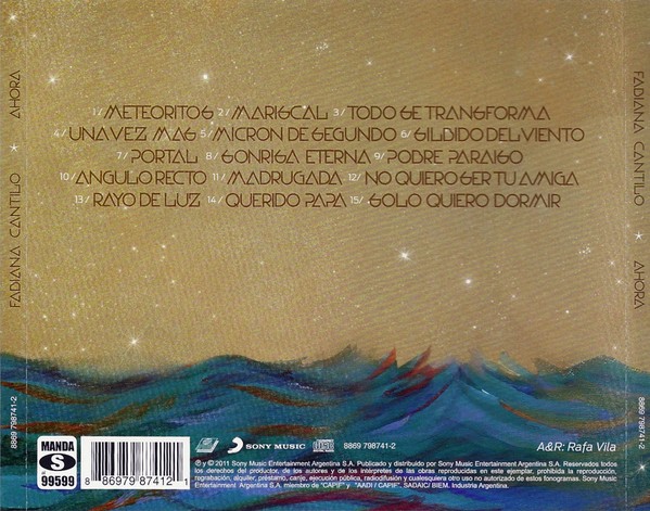 FABIANA CANTILO AHORA America Dvd