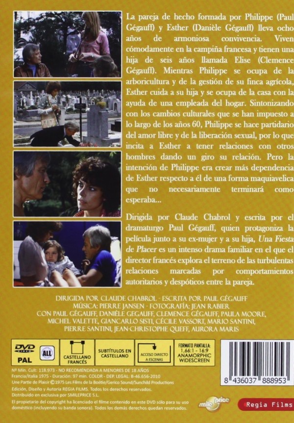 UNA FIESTA DE PLACER – America Dvd