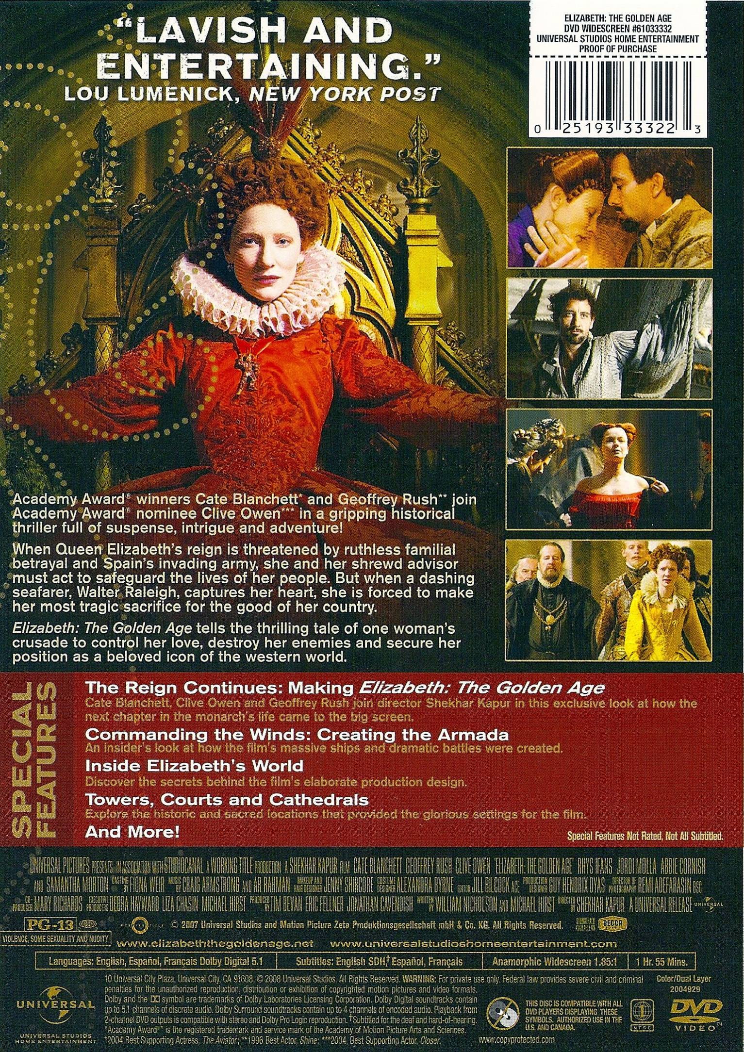 ELIZABETH THE GOLDEN AGE - Imagen 2