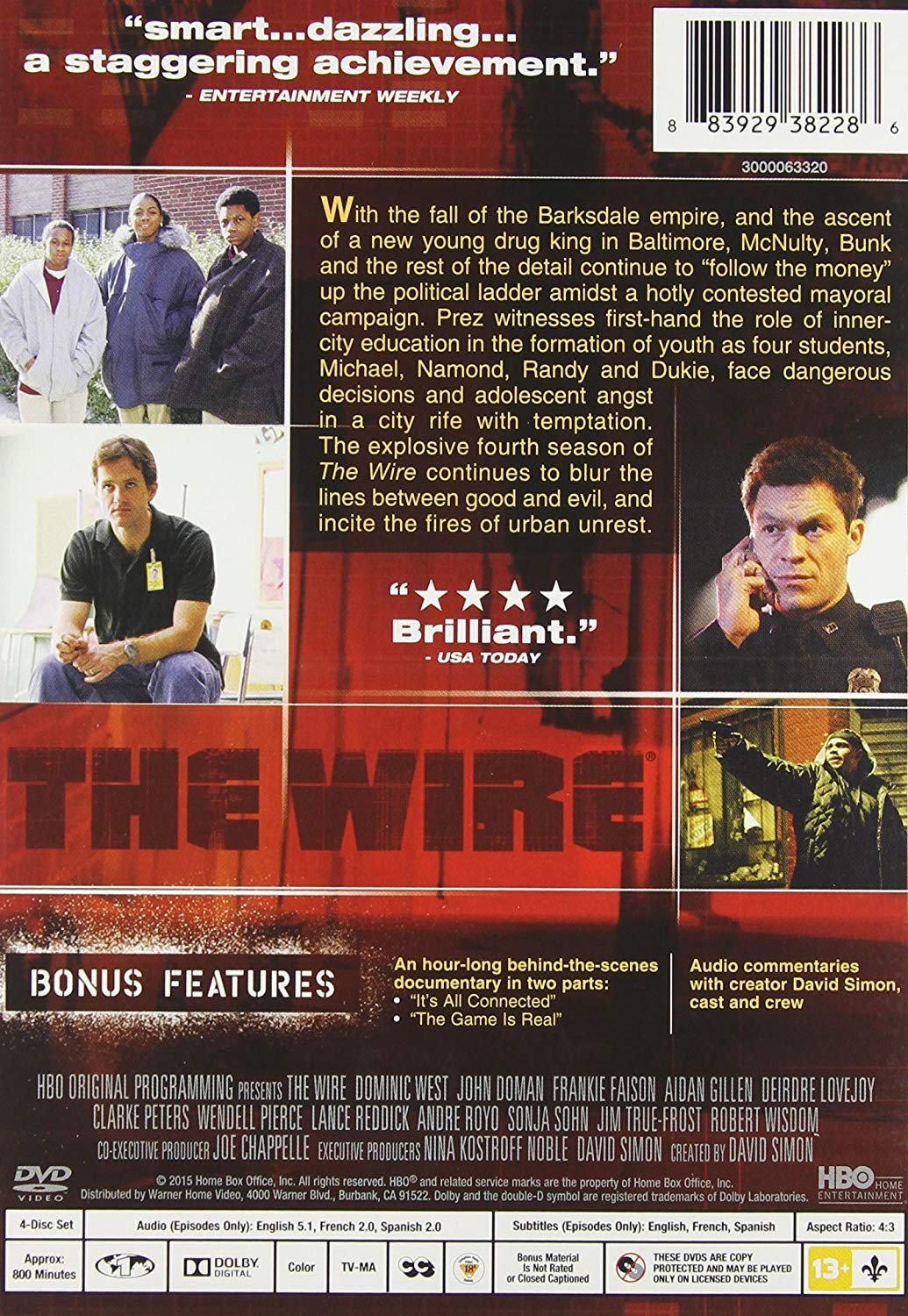 WIRE - THE COMPLETE 4 SEASON - Imagen 2
