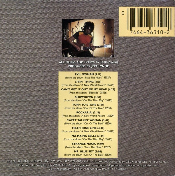 ELO ELECTRIC LIGHT ORCHESTRA - ELOS GREATEST HITS - Imagen 2