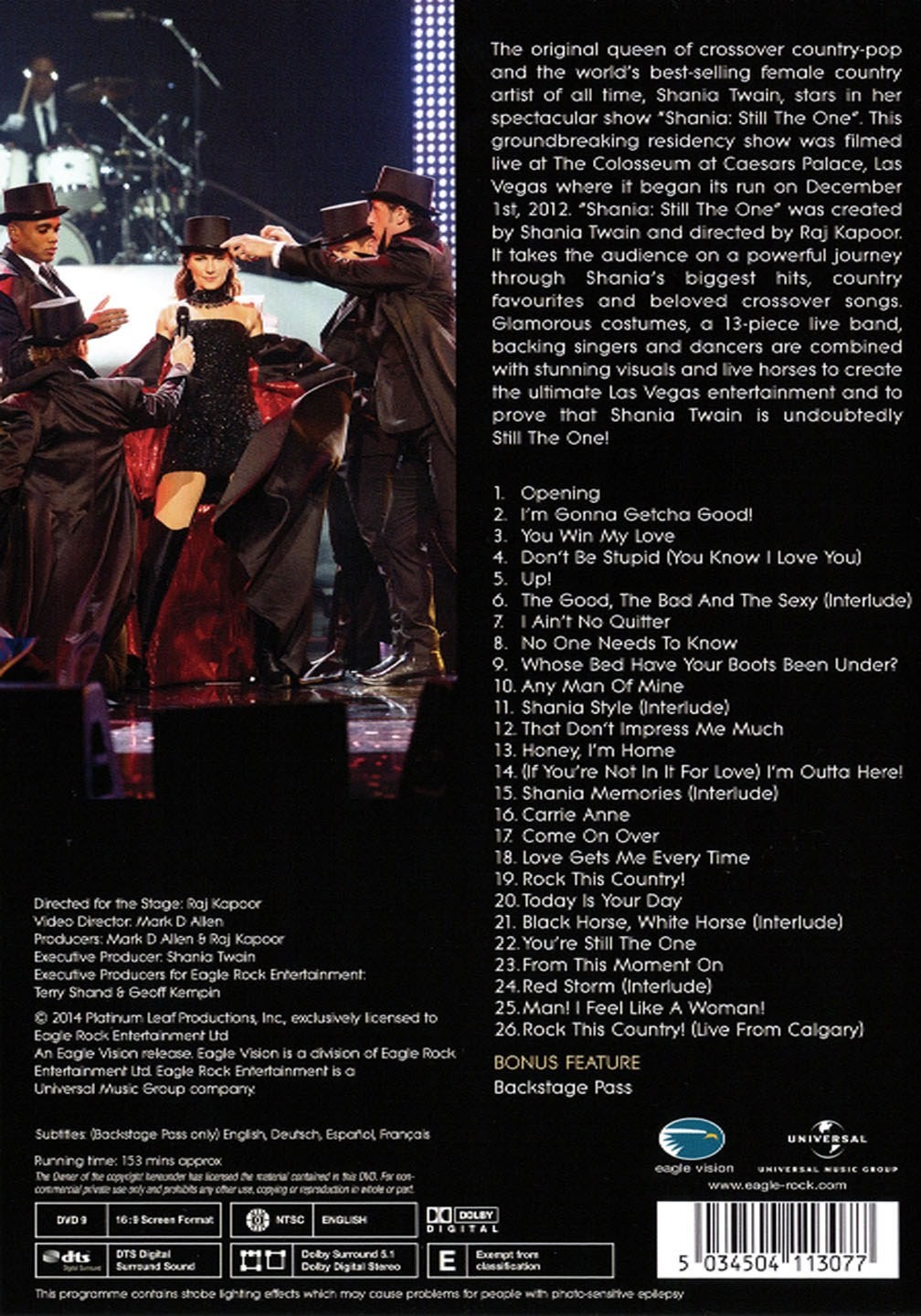 SHANIA TWAIN - STILL THE ONE - LIVE FROM VEGAS - Imagen 2