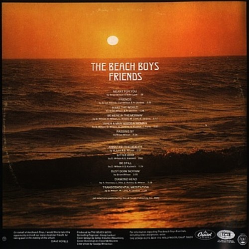 THE BEACH BOYS - FRIENDS - Imagen 2