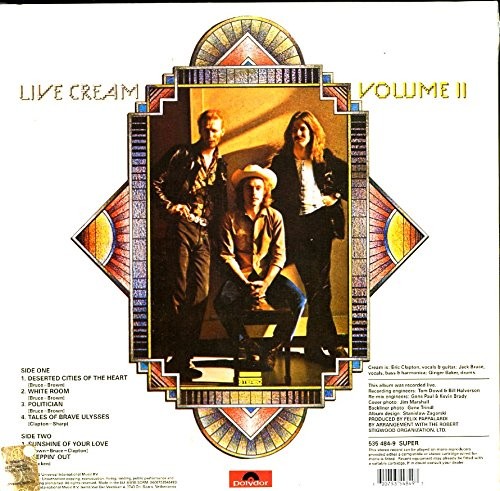 CREAM - LIVE CREAM VOL II - Imagen 2