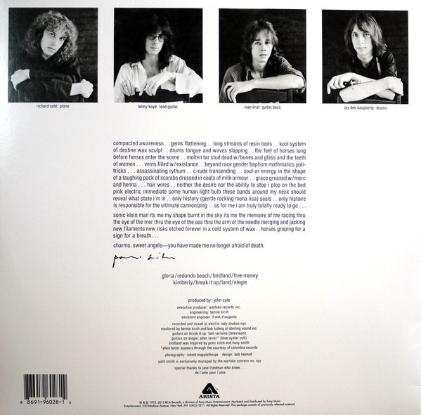 PATTI SMITH - HORSES - Imagen 2