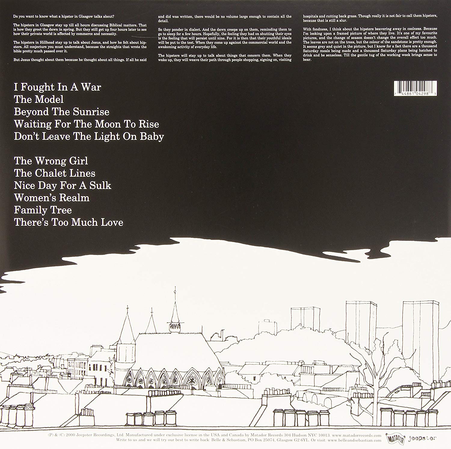 BELLE AND SEBASTIAN - FOLD YOUR HANDS CHILD, YOU WALK LIKE A PEASANT - Imagen 2