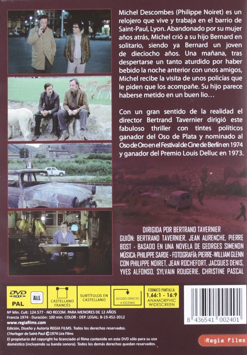 EL RELOJERO DE SAINT PAUL - Imagen 2