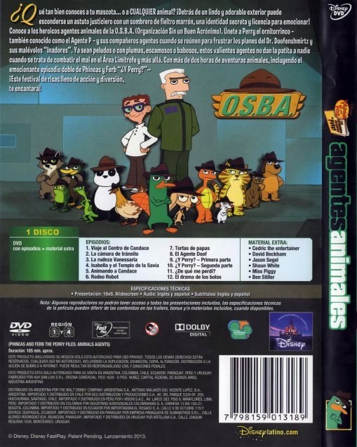 PHINEAS Y FERB - AGENTES ANIMALES - Imagen 2