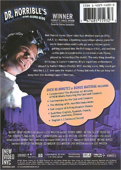 DR HORRIBLES SING ALONG BLOG - Imagen 2
