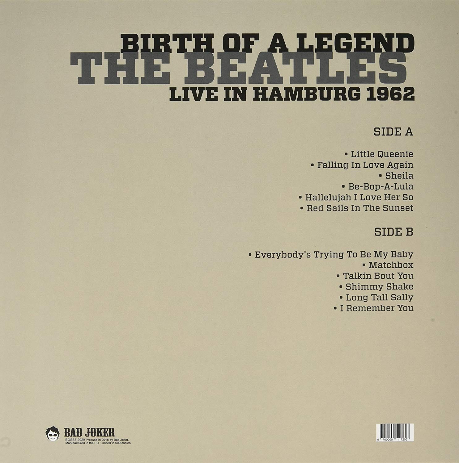 THE BEATLES - BIRTH OF A LEGEND / LIVE IN HAMBURG 1962 - Imagen 2