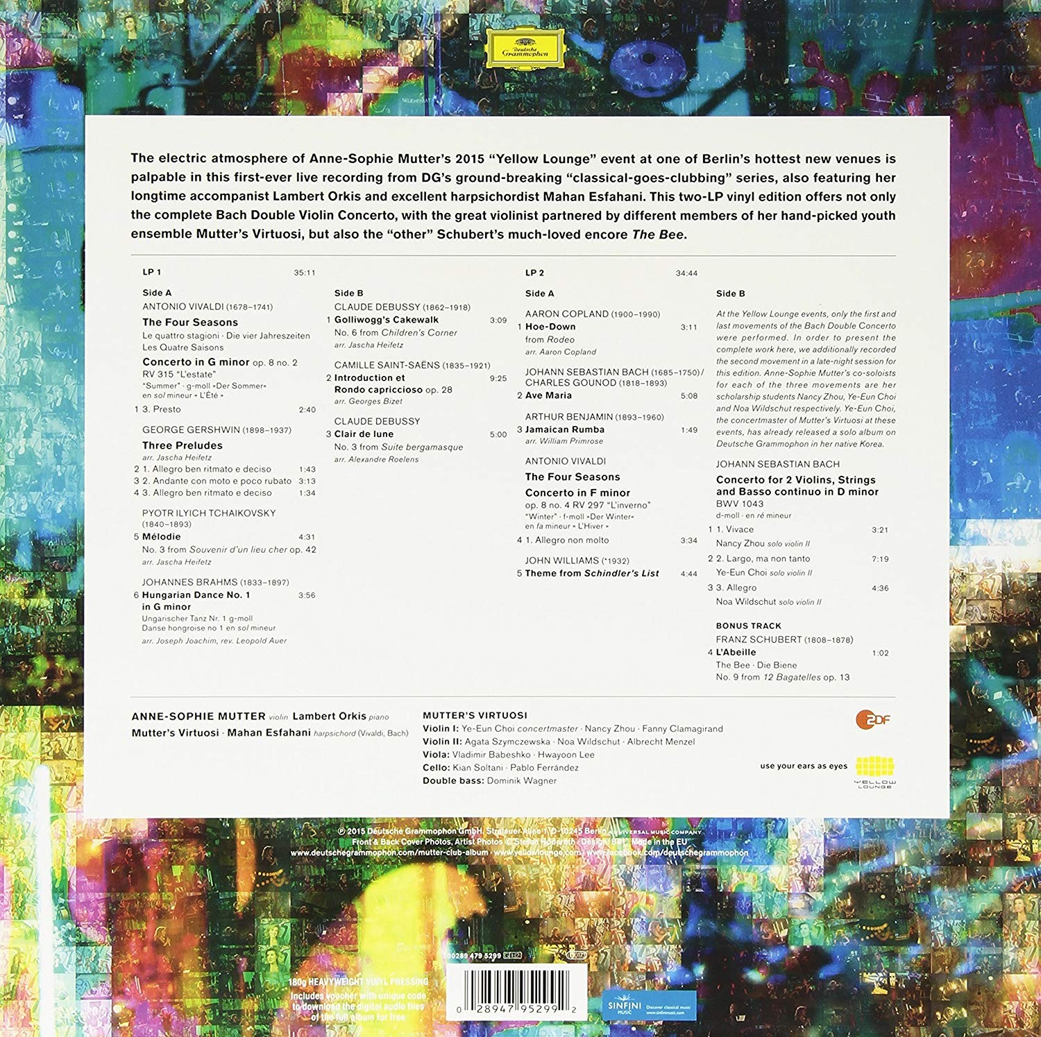 ANNE SOPHIE MUTTER - THE CLUB ALBUM - LIVE FROM YELLOW - Imagen 2