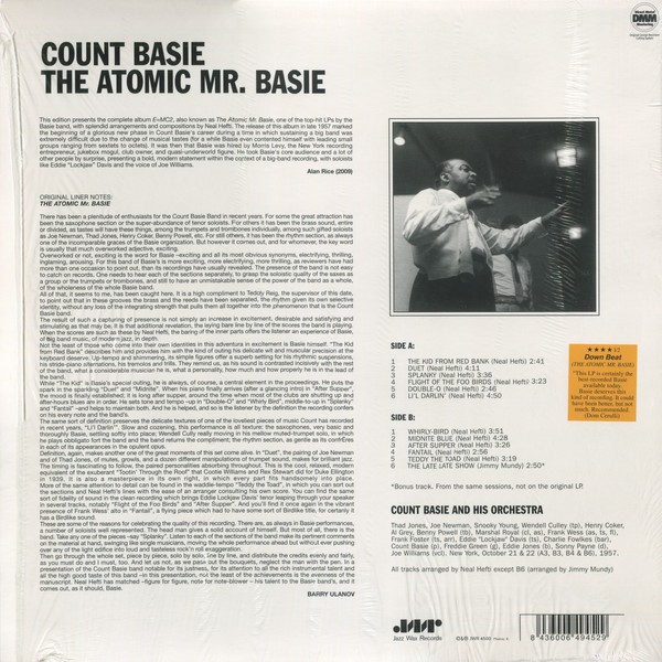 COUNT BASIE - THE ATOMIC MR BASIE - Imagen 2