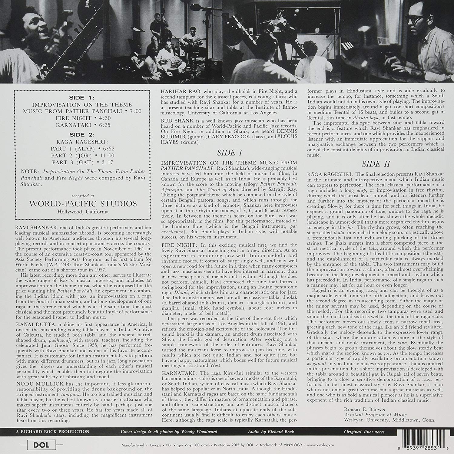 RAVI SHANKAR - IMPROVISATIONS