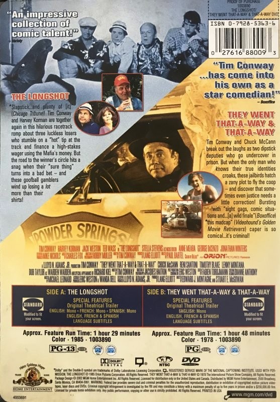 THE LONGSHOT / THEY WENT THAT A WAY & THAT A WAY - Imagen 2