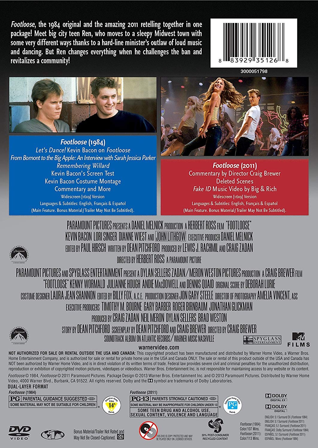 FOOTLOOSE 1984 / 2011 - Imagen 2