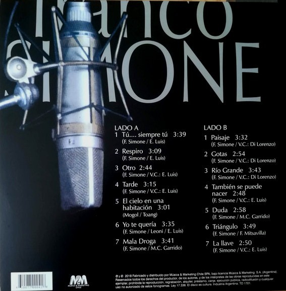 FRANCO SIMONE - GRANDES EXITOS EN CASTELLANO - Imagen 2