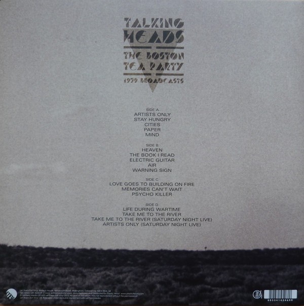 TALKING HEADS - THE BOSTON TEA PARTY / 1979 BROADCASTS
