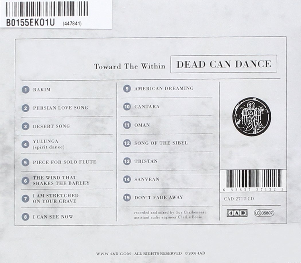 DEAD CAN DANCE - TOWARD THE WITHIN - Imagen 2
