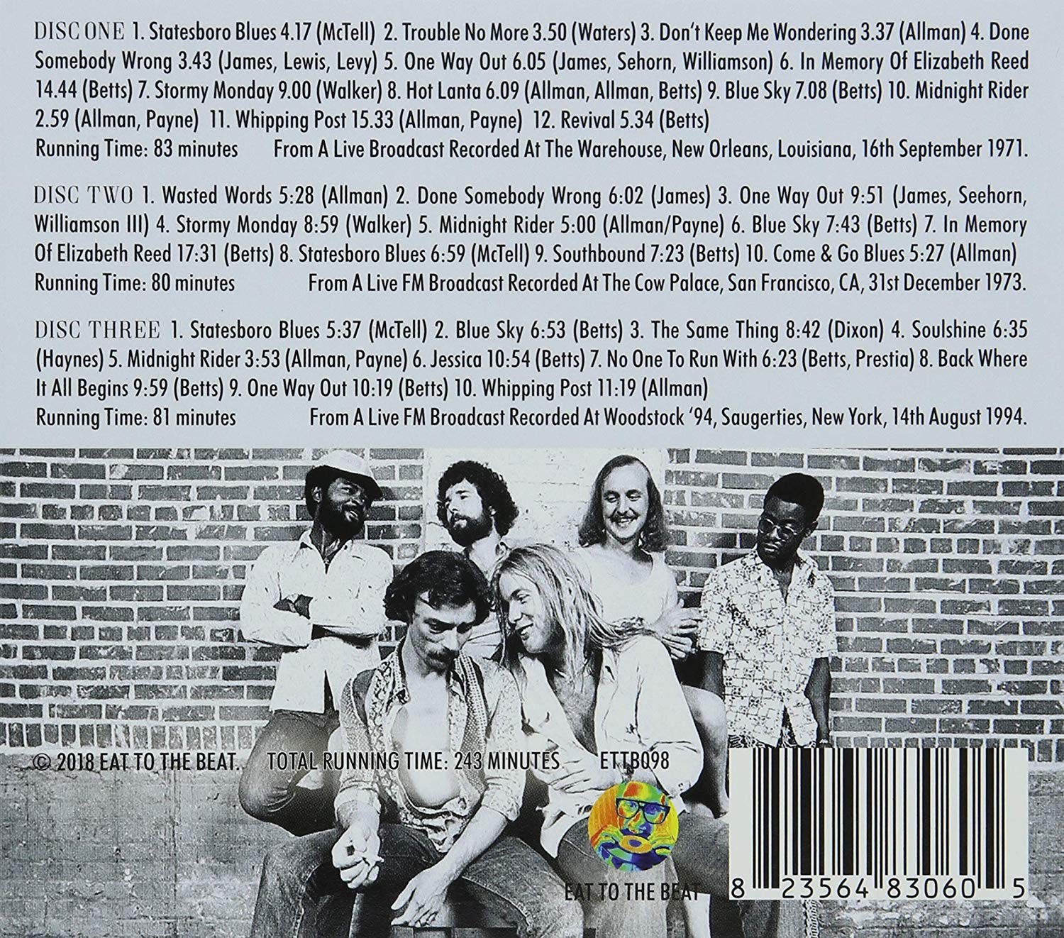 THE ALLMAN BROTHERS BAND - TRANSMISSION IMPOSSIBLE - Imagen 3
