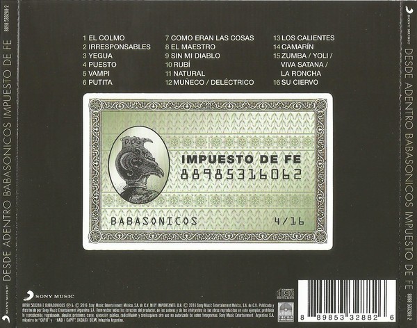 BABASONICOS - IMPUESTO DE FE - Imagen 2