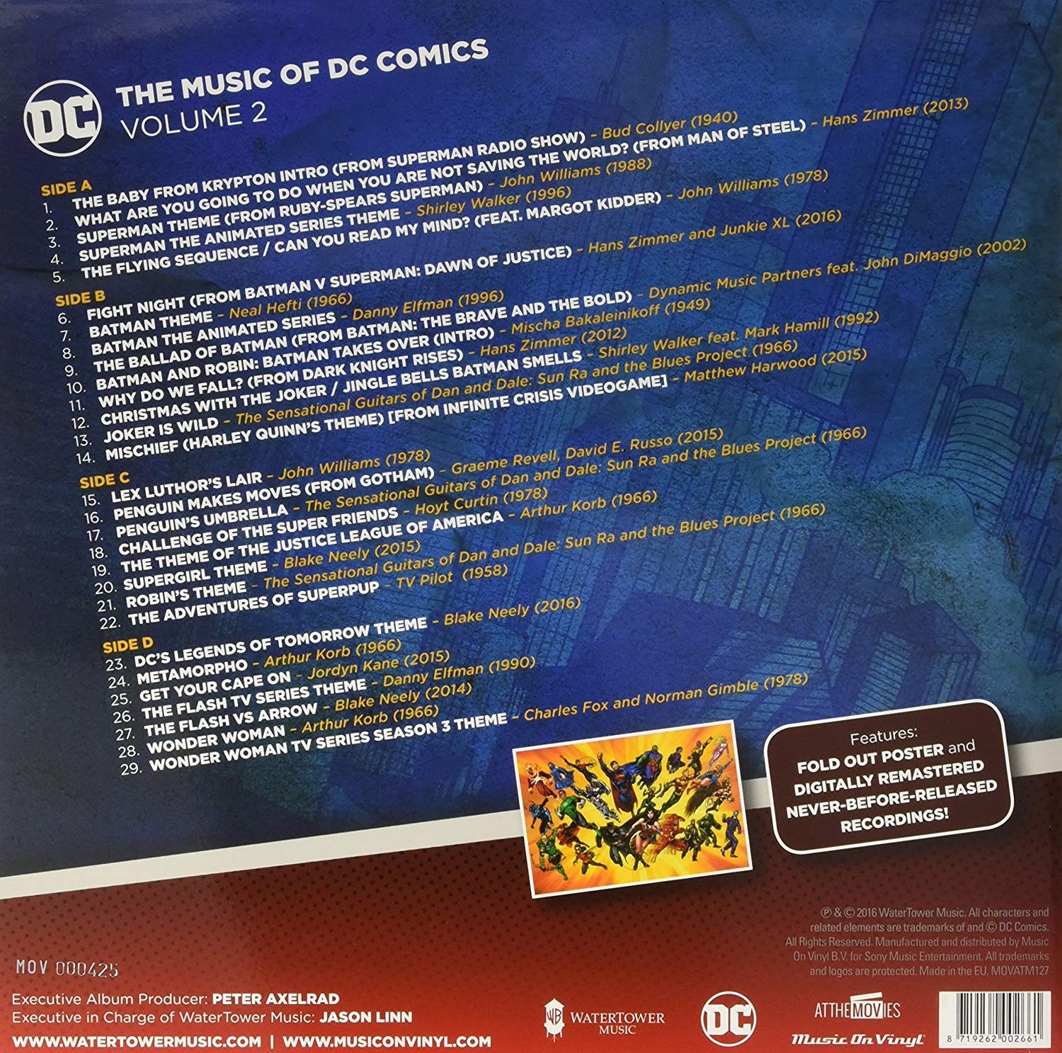 THE MUSIC OF DC COMICS VOL 2 - SOUNDTRACK - Imagen 2