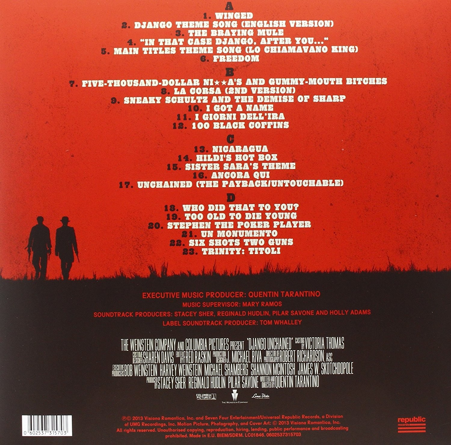 DJANGO UNCHAINED - SOUNDTRACK - Imagen 2
