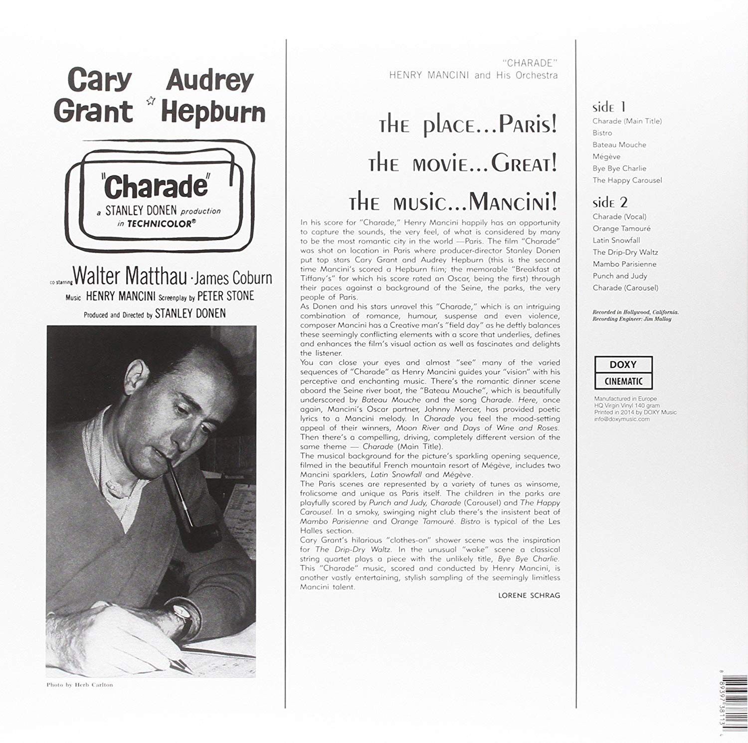 HENRY MANCINI - CHARADE