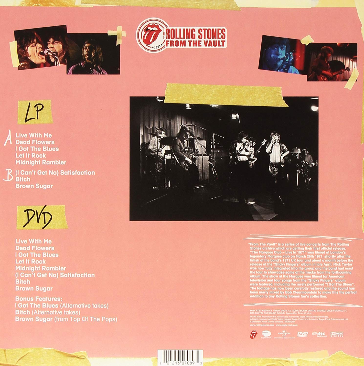 THE ROLLING STONES - THE MARQUEE CLUB LIVE IN 1971 - Imagen 2