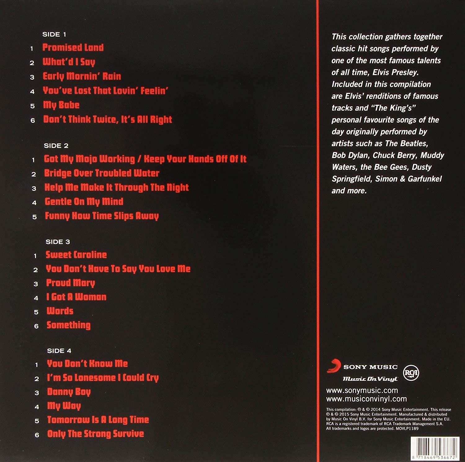 ELVIS PRESLEY - ELVIS SINGS - Imagen 2