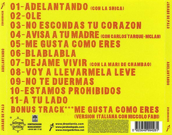 JARABE DE PALO - ADELANTANDO - Imagen 2