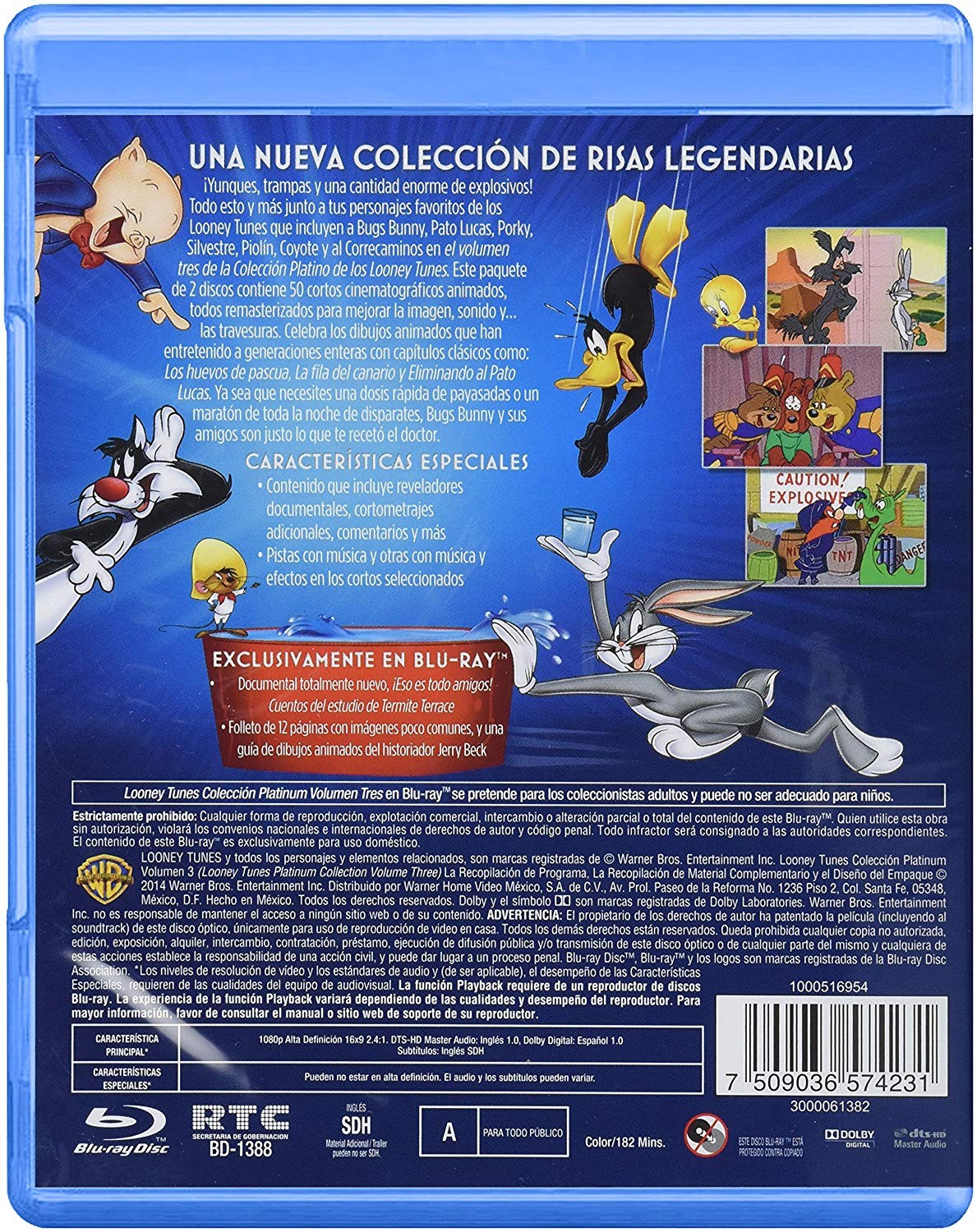 LOONEY TUNES - COLECCION PLATINO - VOL 3 - Imagen 2