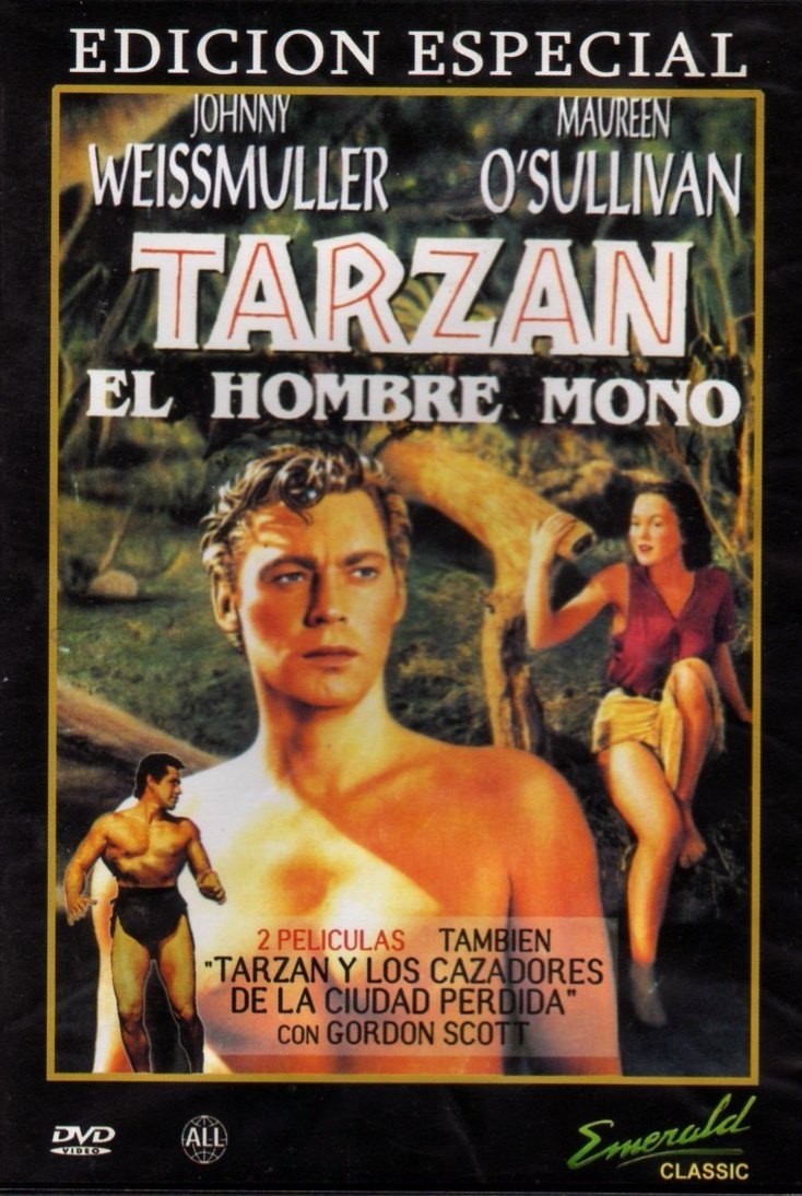 TARZAN - EL HOMBRE MONO / TARZAN Y LOS CAZADORES DE LA CIUDAD PERDIDA