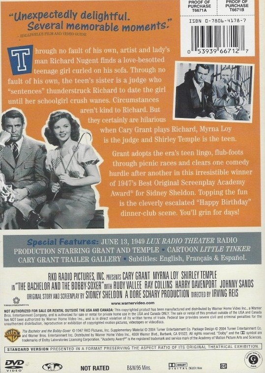 THE BACHELOR AND THE BOBBY-SOXER