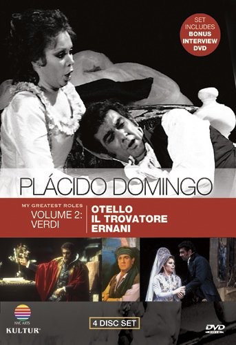 PLACIDO DOMINGO - MY GREATEST ROLES - VOL 2 VERDI - OTELLO / IL TROVATORE / ERNANI